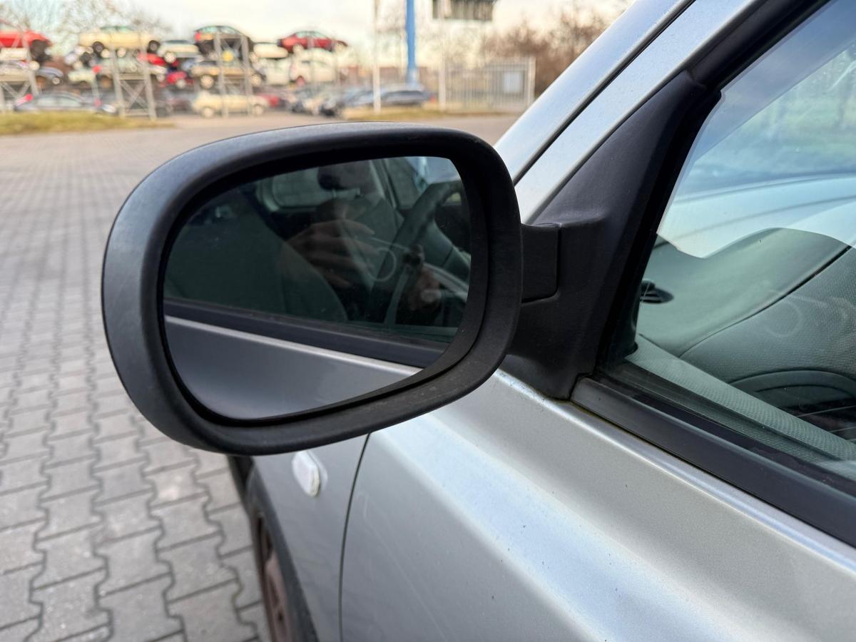 Nissan Micra K12 original Au&szlig;enspiegel links manuell verstellbar unlackiert BJ06